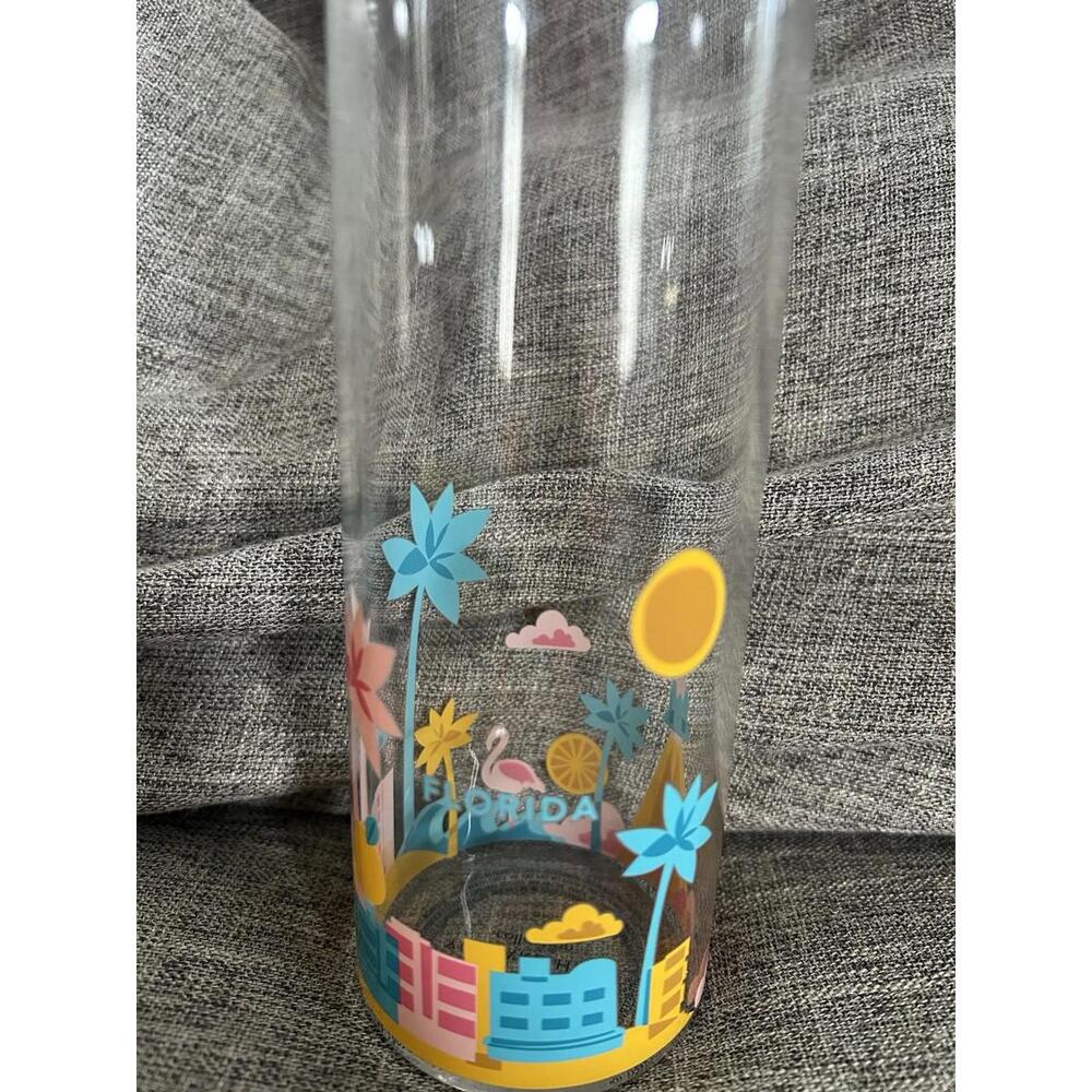 Starbucks You Are Here Collection Florida 18.5 oz Glass Bottle - Picture 5 of 7